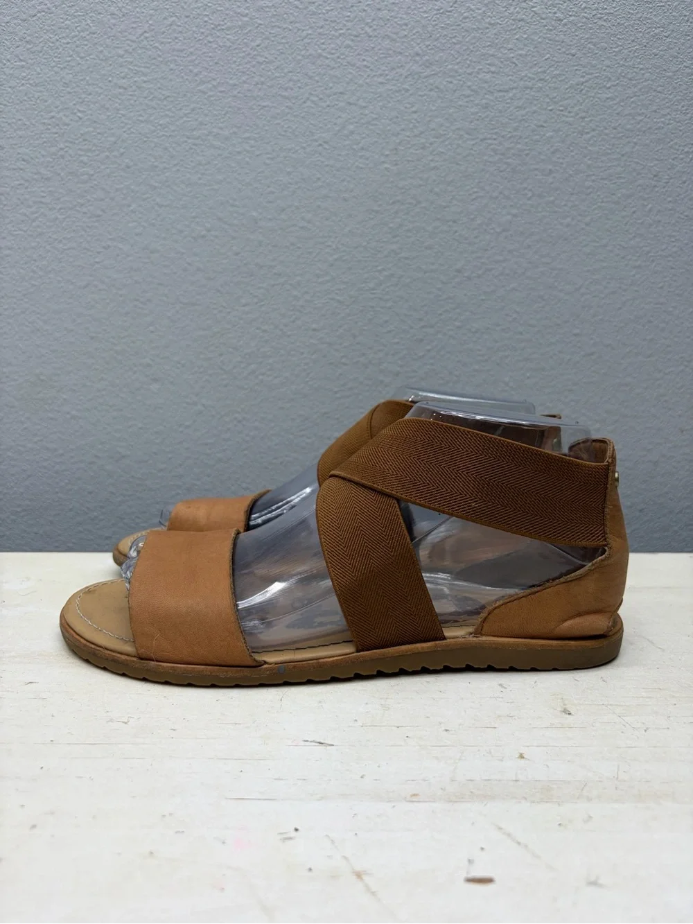 Sorel Brown Ella Strap Sandals Size 7